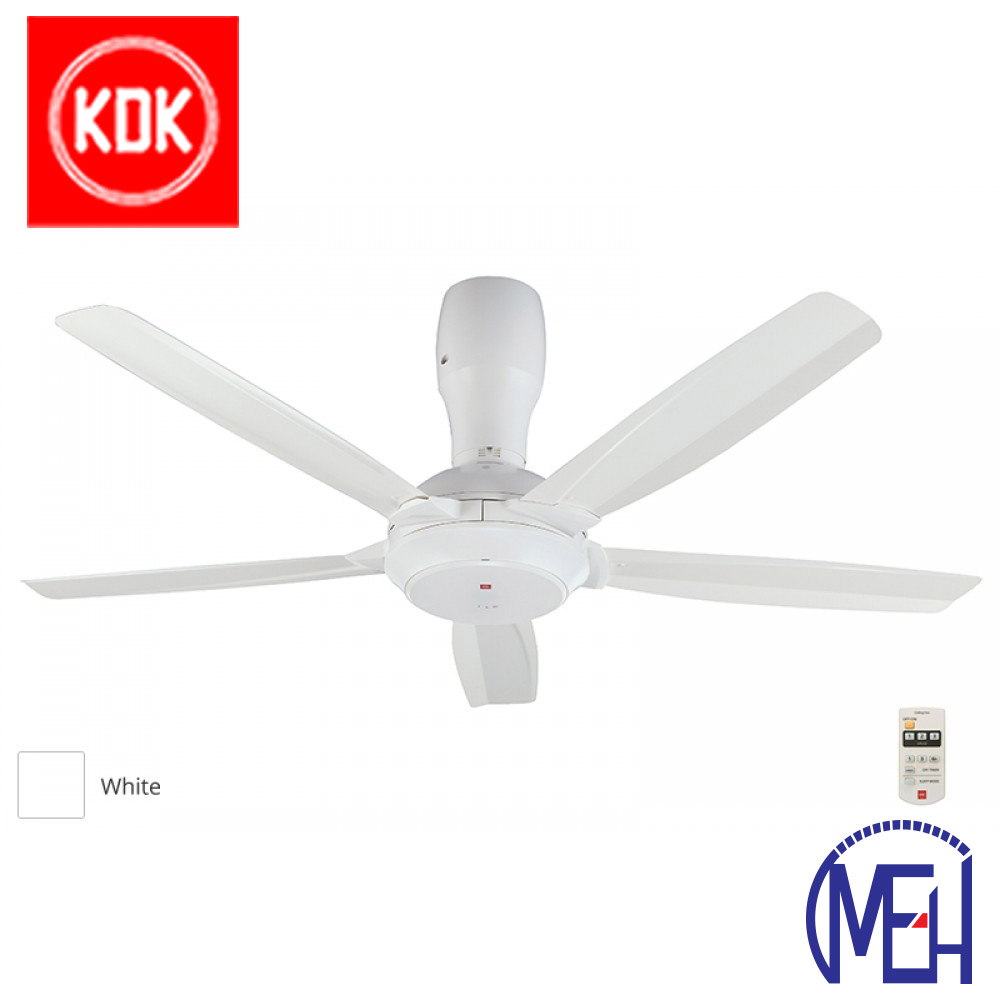 KDK Remote Control Type Ceiling Fan (140cm/56”) K14Y5-WT KDK Remote Control Type Ceiling Fan (140cm/56”) K14Y5-WT
