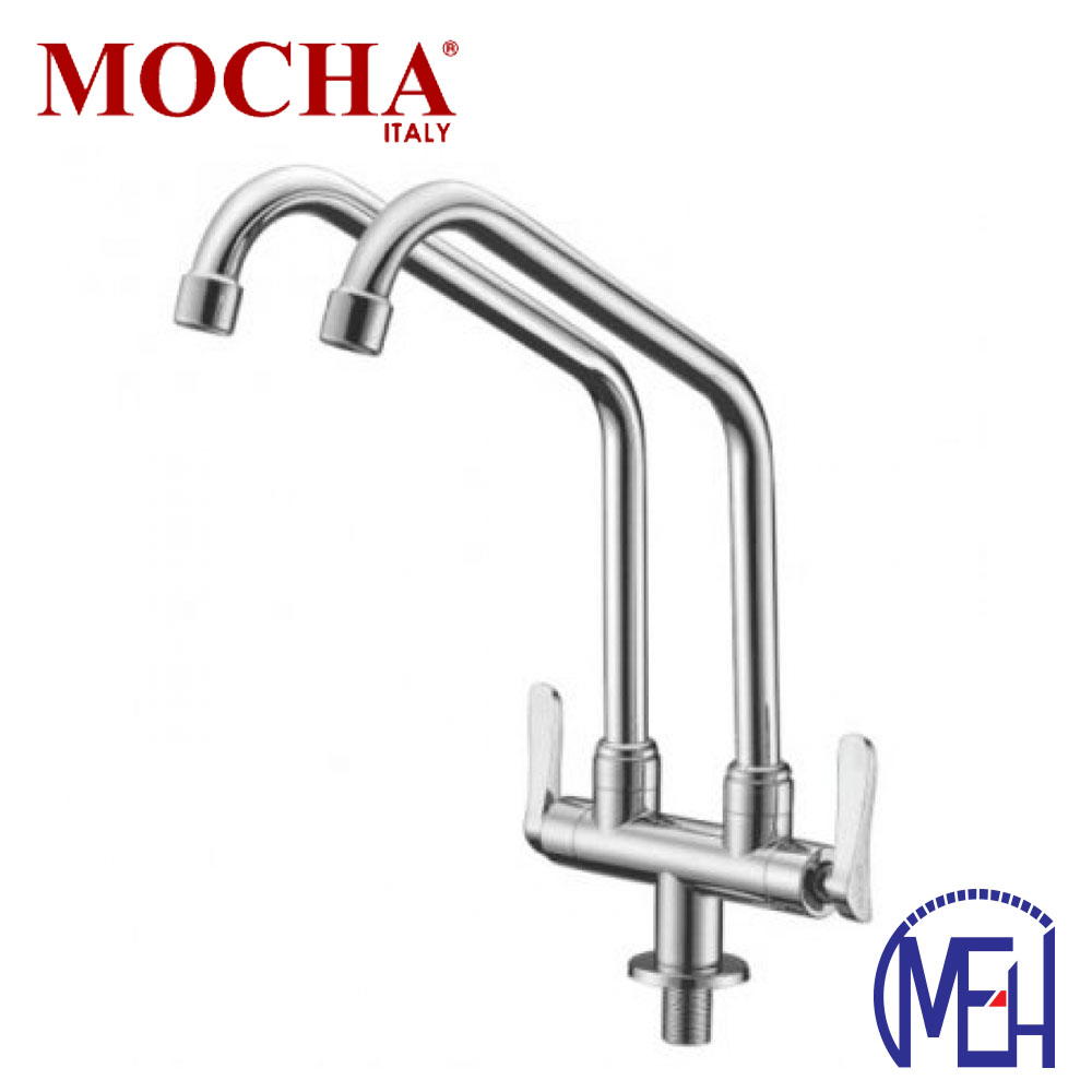 Mocha Pillar Mounted Sink Tap (Double-'2' Series) M2113 Mocha Pillar Mounted Sink Tap (Double-'2' Series) M2113