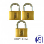 Yale Brass Padlock (50mm) V140-50KA3