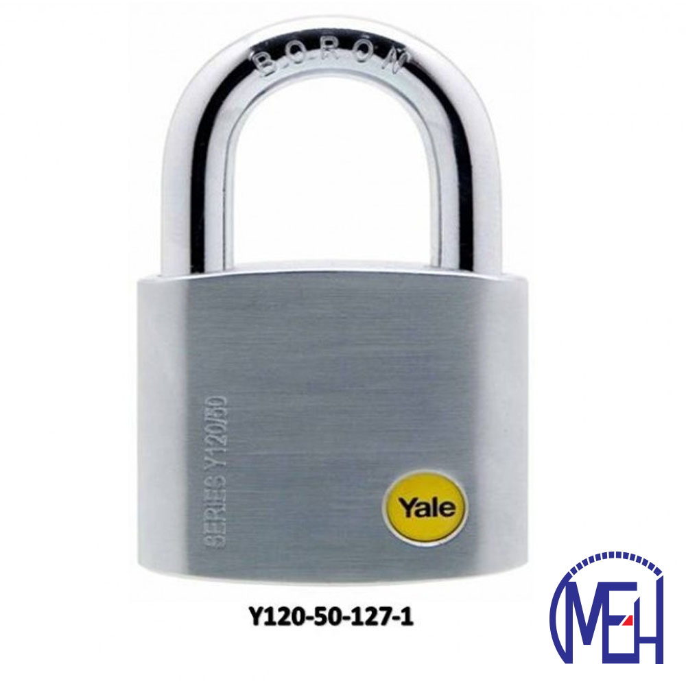 Yale Solid Brass Padlock (50mm) Y120-50-127-1 Yale Solid Brass Padlock (50mm) Y120-50-127-1