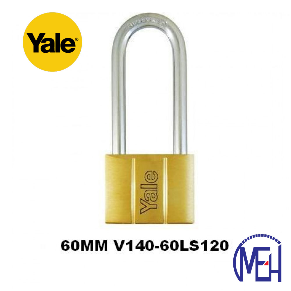 Yale Brass Padlock (60mm) V140-60LS120 Yale Brass Padlock (60mm) V140-60LS120