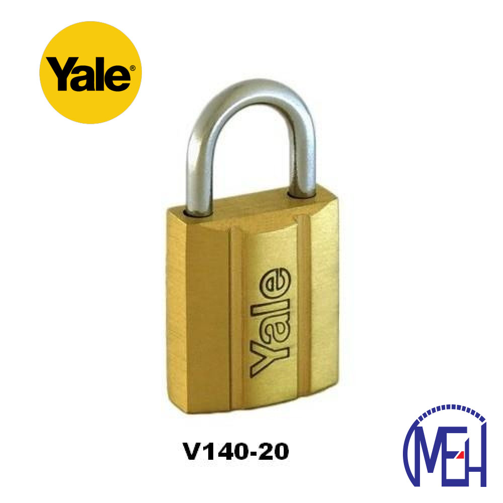 Yale Brass Padlock (20mm) V140-20 Yale Brass Padlock (20mm) V140-20