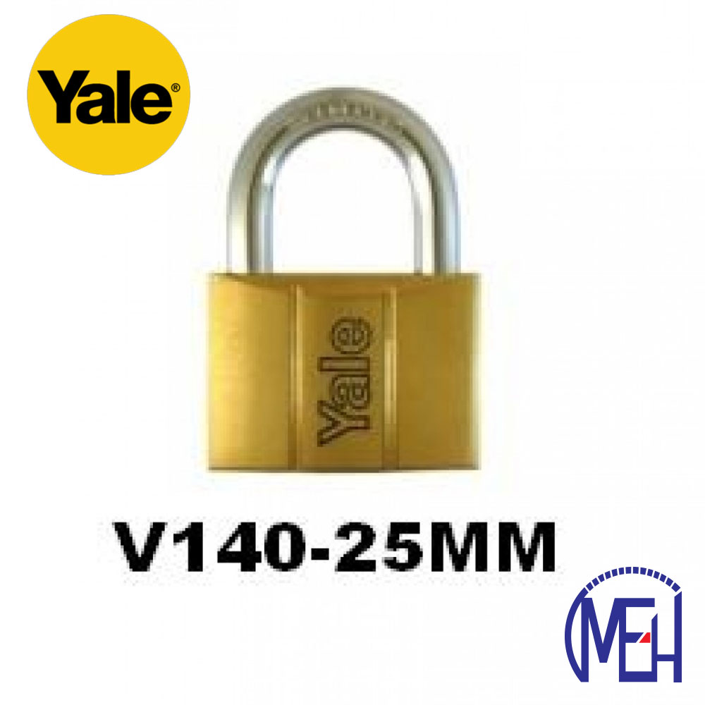 Yale Brass Padlock (25mm) V140-25 Yale Brass Padlock (25mm) V140-25