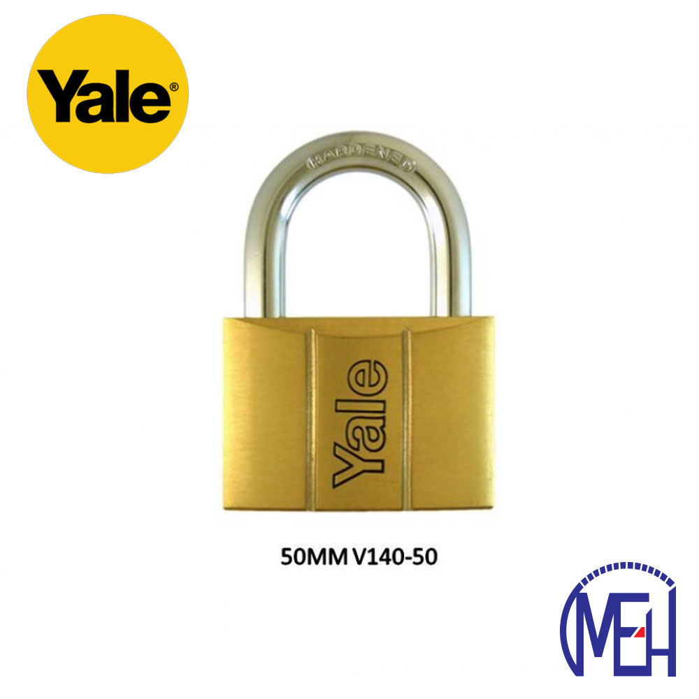 Yale Brass Padlock (50mm) V140-50 Yale Brass Padlock (50mm) V140-50