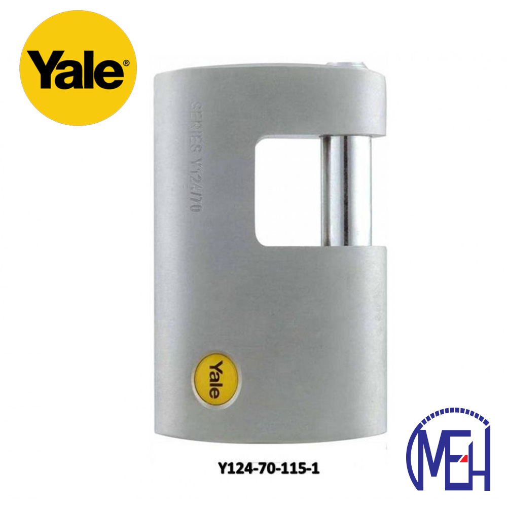 Yale Solid Brass Padlock (70mm) Y124-70-115-1 Yale Solid Brass Padlock (70mm) Y124-70-115-1