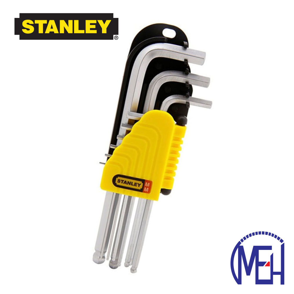 Stanley Hex Key-Chrome Set (9pcs) 69-119 Stanley Hex Key-Chrome Set (9pcs) 69-119
