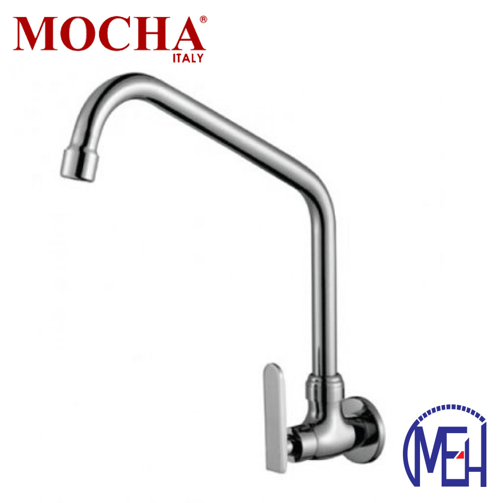 Mocha Wall Mounted Sink Tap ('9' Series) M9108