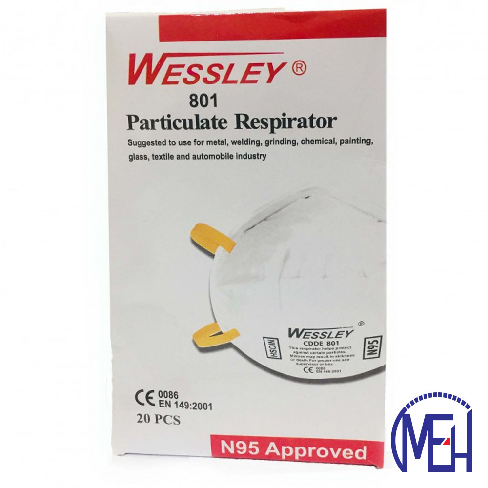 Wessley Particulate Respirator (20pcs) 801 Wessley Particulate Respirator (20pcs) 801