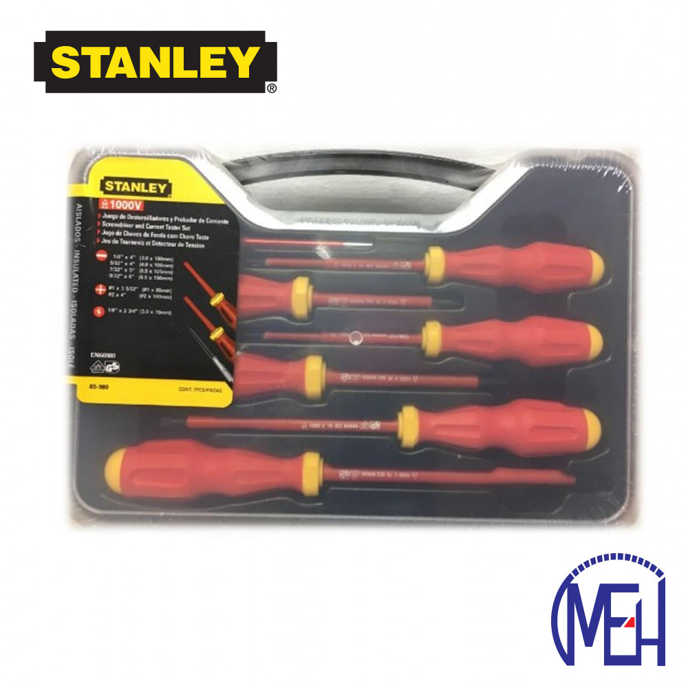 Stanley VDE Screwdriver set (6pcs) with Bonus 65-980 Stanley VDE Screwdriver set (6pcs) with Bonus 65-980