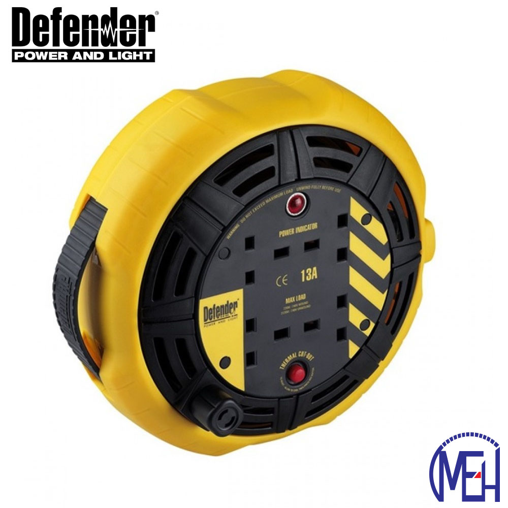 Defender Cassette Reel 10 meter (Power Cord) E86576