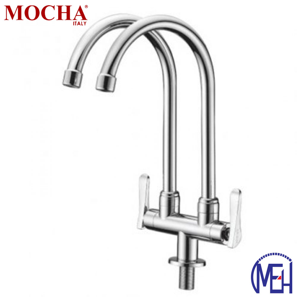 Mocha Pillar Mounted Sink Tap (Double-'2' Series) M2123 Mocha Pillar Mounted Sink Tap (Double-'2' Series) M2123