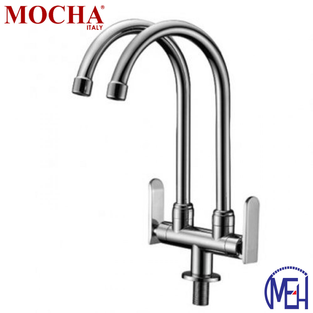Mocha Pillar Mounted Sink Tap (Double-'9' Series) M9123 Mocha Pillar Mounted Sink Tap (Double-'9' Series) M9123