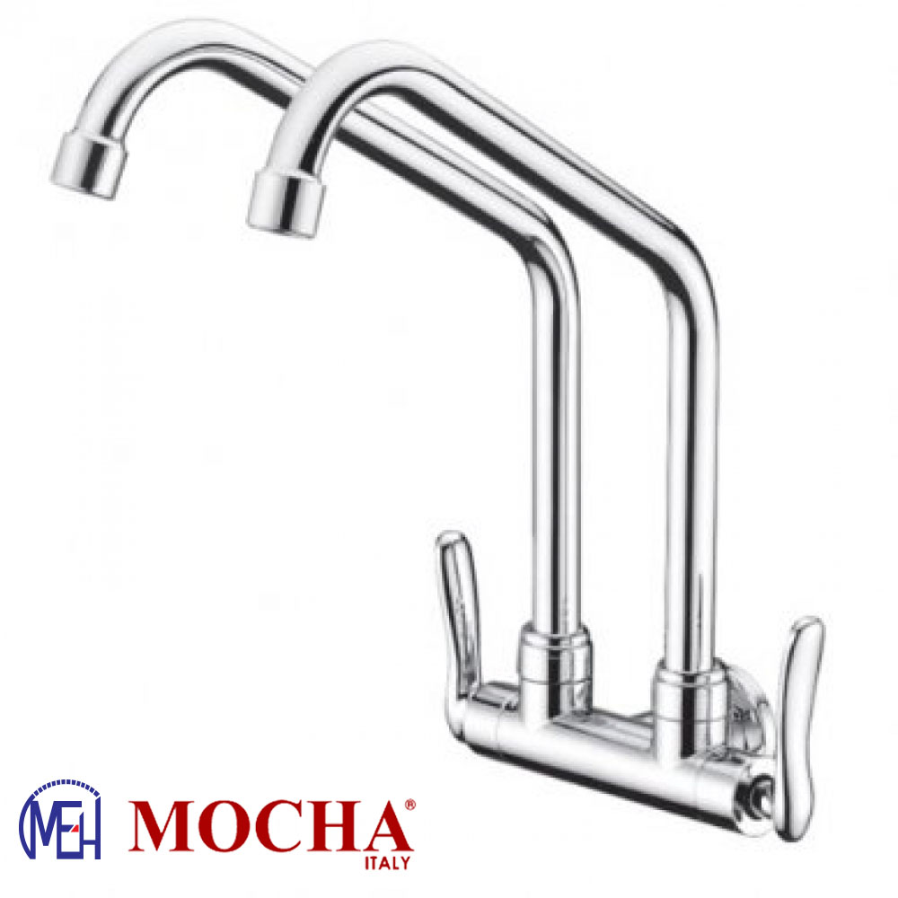 Mocha Wall Mounted Sink Tap (Double-'1' Series) M1112 Mocha Wall Mounted Sink Tap (Double-'1' Series) M1112