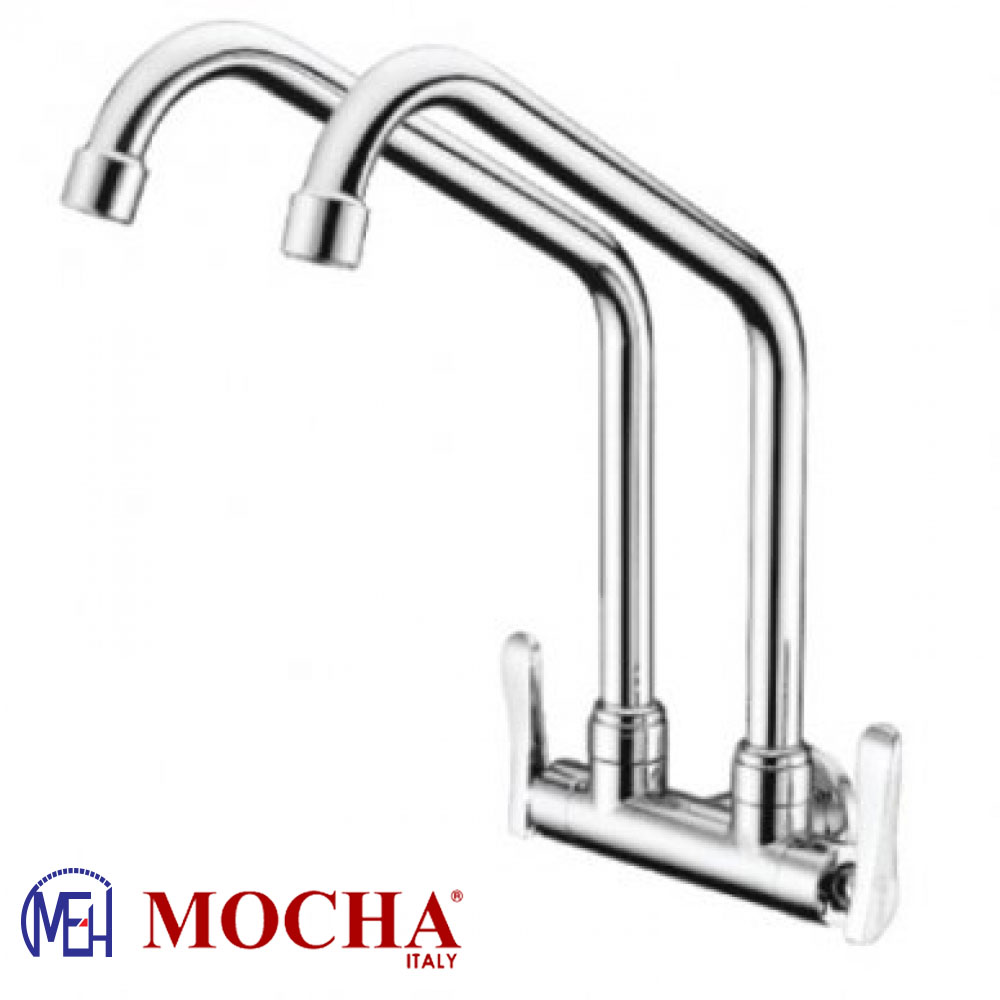 Mocha Wall Mounted Sink Tap (Double-'2' Series) M2112 Mocha Wall Mounted Sink Tap (Double-'2' Series) M2112