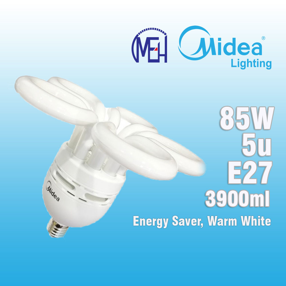 Midea Flower Saver Bulb 5U 85W E27 Warm White Midea Flower Saver Bulb 5U 85W E27 Warm White