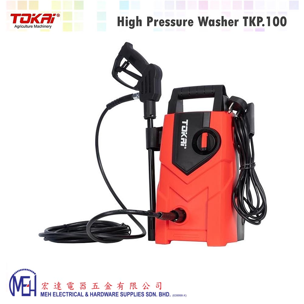 TOKAI HIGH PRESSURE WASHER TKP 100 TOKAI HIGH PRESSURE WASHER TKP 100