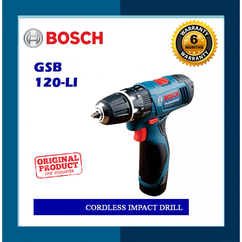 Bosch Cordless Impact Drill GSB120-LI Bosch Cordless Impact Drill GSB120-LI