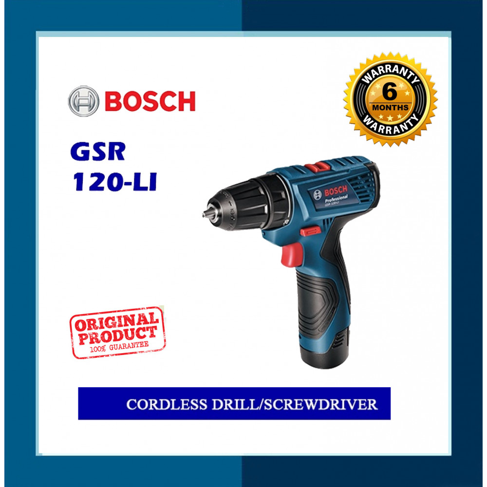 Bosch Cordless Drill/Driver GSR120-LI Bosch Cordless Drill/Driver GSR120-LI