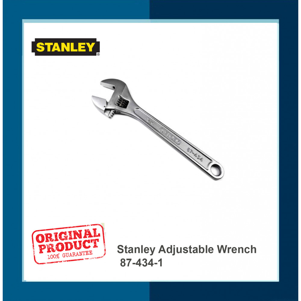 Stanley Adjustable Wrench 87-434-1 Stanley Adjustable Wrench 87-434-1