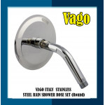 VAGO Italy Design 4" Stainless Steel Rain Shower Rose Set (ROUND) Quality Bathroom Accesories
