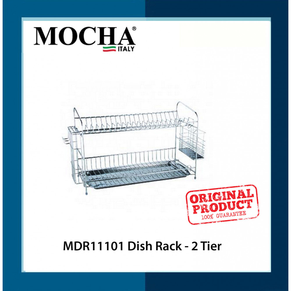Mocha Italy (MDR11101) Dish Rack - 2 Tier *NEW Item Mocha Italy (MDR11101) Dish Rack - 2 Tier *NEW Item