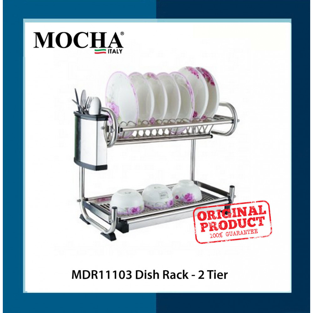 *Ready Stock* Mocha Italy (MDR11103) Dish Rack - 2 Tier ( *Ready Stock* Mocha Italy (MDR11103) Dish Rack - 2 Tier (