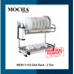 *Ready Stock*     Mocha Italy     (MDR11103)  Dish Rack - 2 Tier (