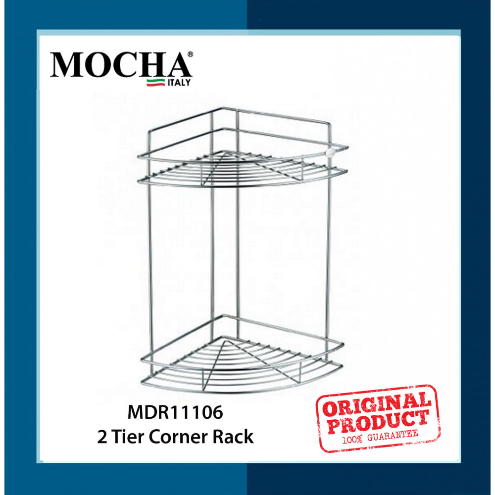 Mocha Italy MDR11106 2 Tier Corner Rack Mocha Italy MDR11106 2 Tier Corner Rack