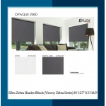   Eflex Zebra Shades Blinds (Viewty Zebra Series) W 12.7'' X H 18.3''