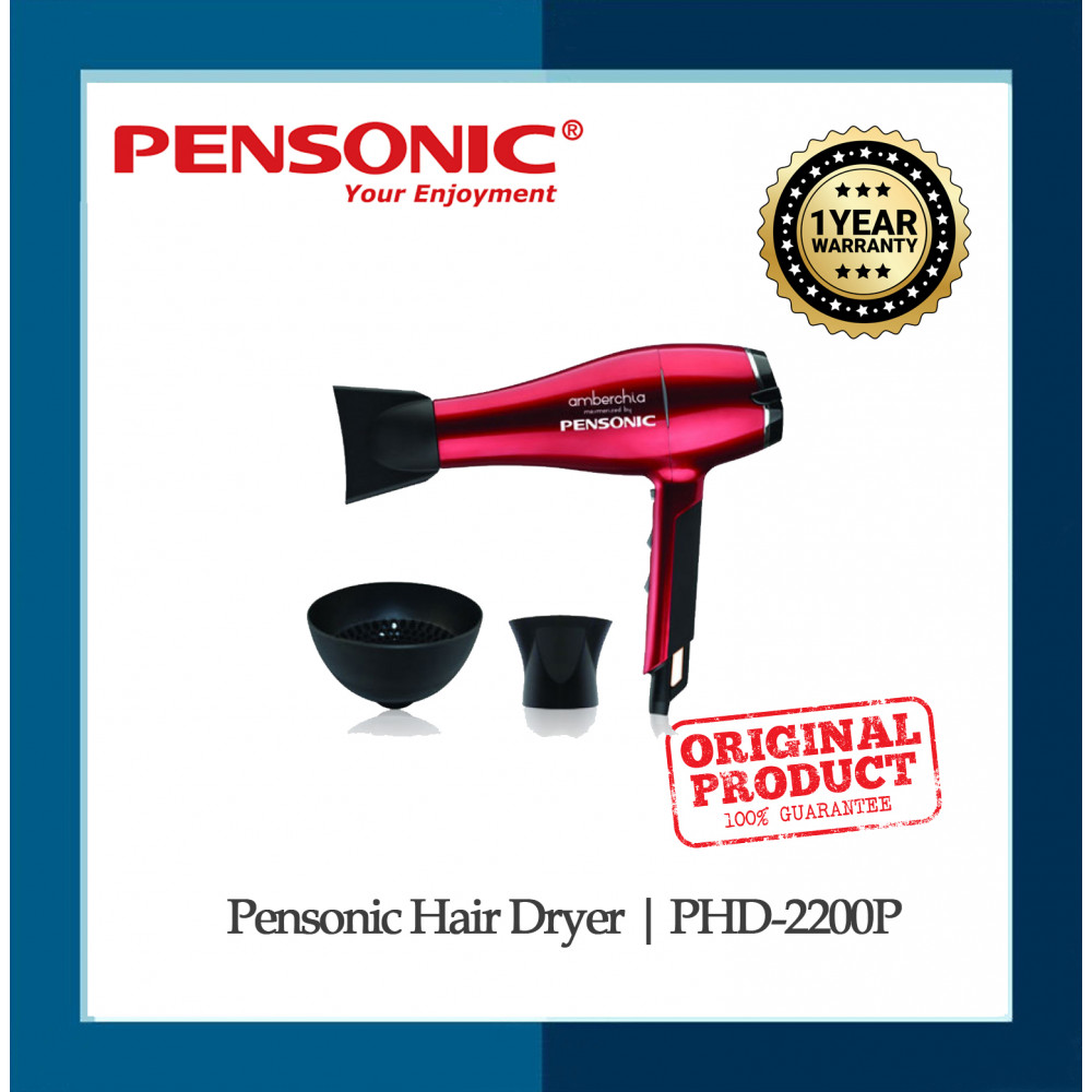 Pensonic Hair Dryer | PHD-2200P Pensonic Hair Dryer | PHD-2200P