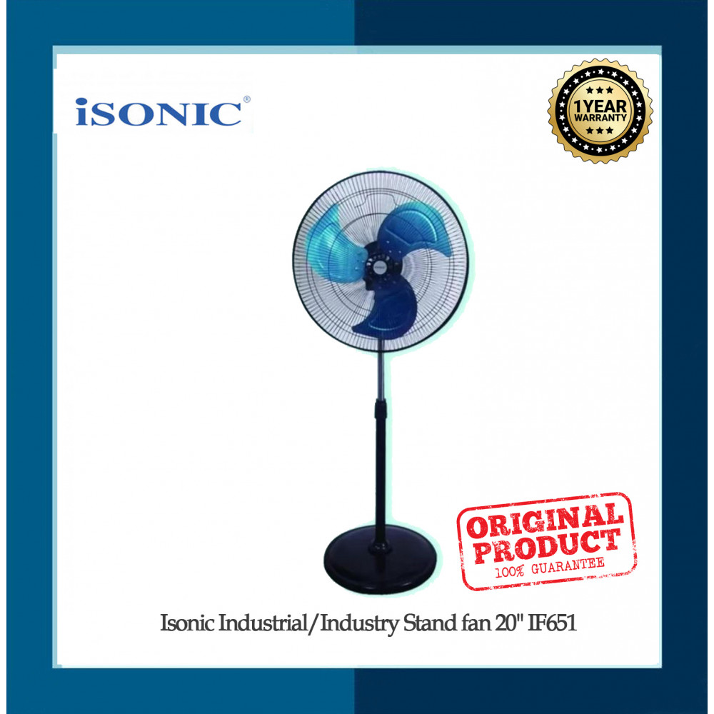 Isonic Industrial/Industry Stand fan 20" IF651 Isonic Industrial/Industry Stand fan 20" IF651