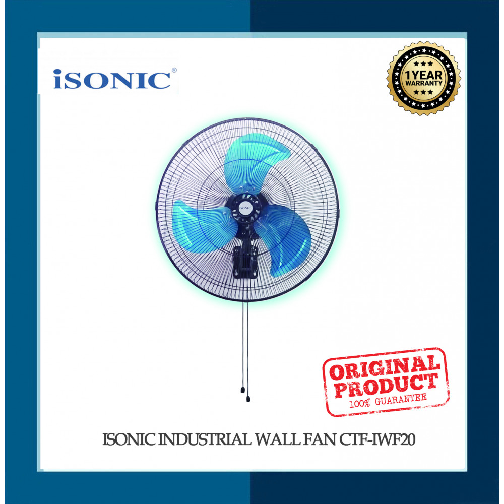 20"ISONIC INDUSTRIAL WALL FAN CTF-IWF20 20"ISONIC INDUSTRIAL WALL FAN CTF-IWF20