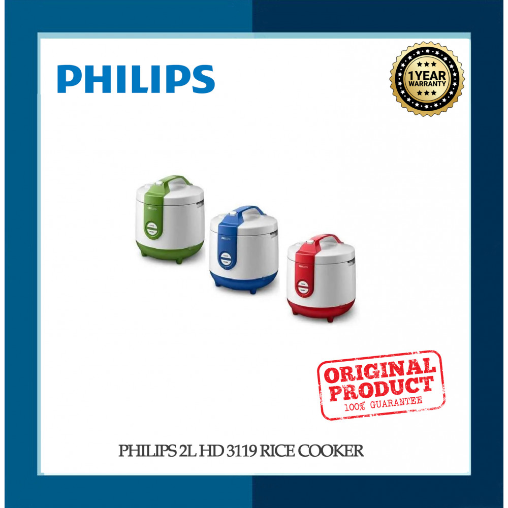 PHILIPS 2L HD 3119 RICE COOKER PHILIPS 2L HD 3119 RICE COOKER