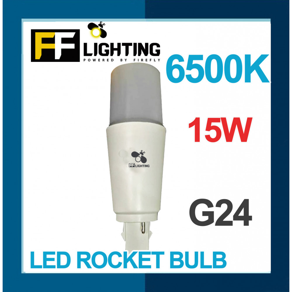 FFL LED Rocket Bulb 15W Day Light 6500K G24 FFL LED Rocket Bulb 15W Day Light 6500K G24