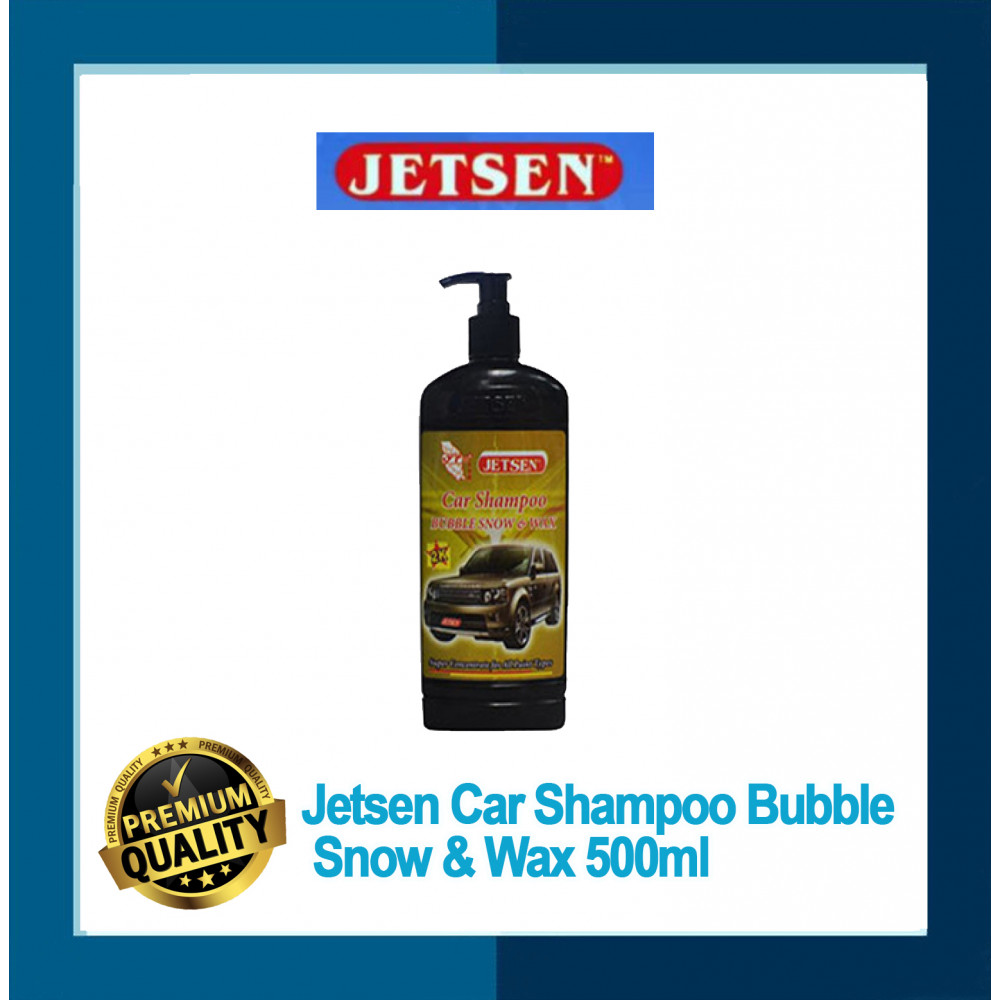 Jetsen Car Shampoo Bubble Snow & Wax 500ml Jetsen Car Shampoo Bubble Snow & Wax 500ml