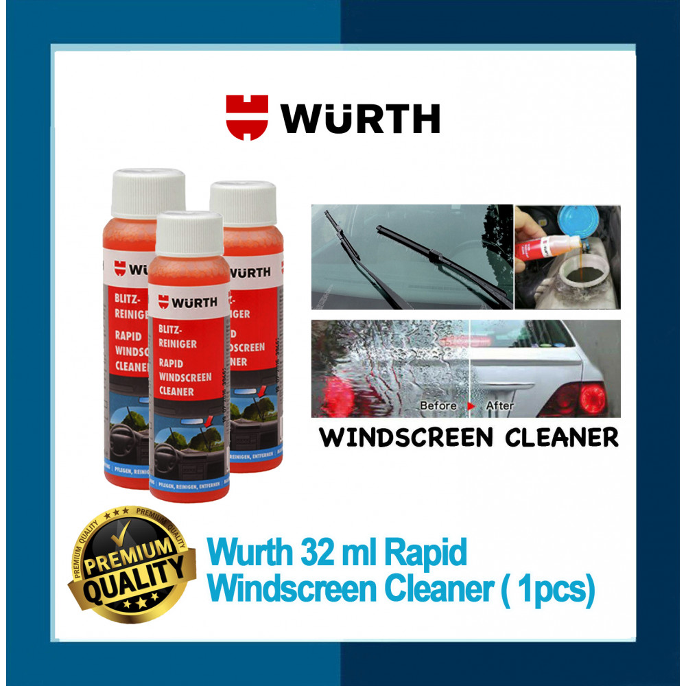 Wurth 32 ml Rapid Windscreen Cleaner Wurth 32 ml Rapid Windscreen Cleaner