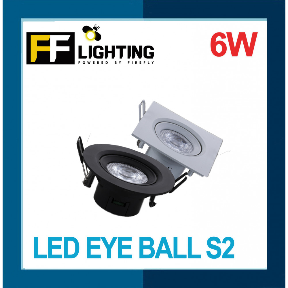  FFL LED EYE BALL S2 6W WARM WHITE