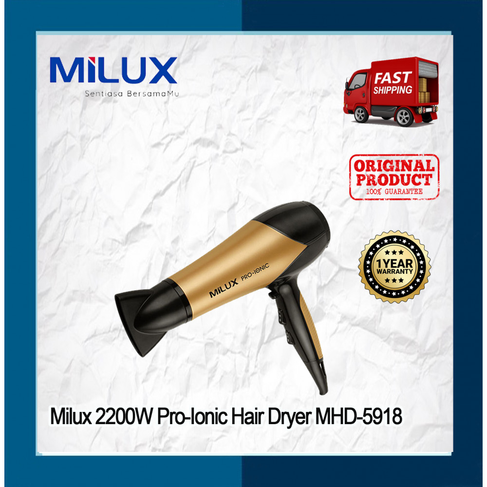 Milux Hair Dryer MHD5918 Milux Hair Dryer MHD5918