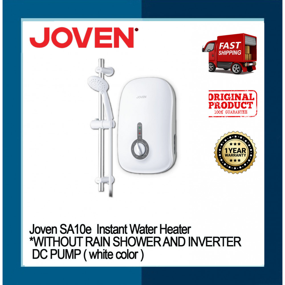 Joven SA10e Instant Water Heater Without Pump (WHITE COLOR) Joven SA10e Instant Water Heater Without Pump (WHITE COLOR)