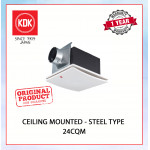 KDK CEILING MOUNTED VENTILATING FAN-STEEL TYPE 24CQM #KIPAS EXHAUST SILING#CEILING EXHAUST FAN#天花板式抽风扇#抽风机