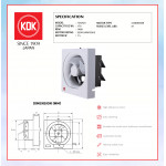 KDK WALL MOUNTED VENTILATING FAN (15cm/6") 15AAQ1 #KIPAS TINGKAP#KIPAS DINDING#EXHAUST FAN#壁挂式抽风扇#抽风机