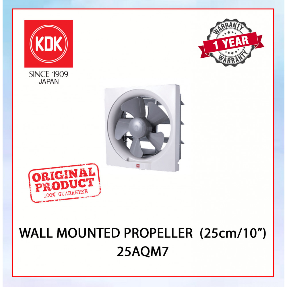 KDK WALL MOUNTED VENTILATING FAN (25cm/10") 25AQM7 #KIPAS TINGKAP#KIPAS DINDING#EXHAUST FAN#壁挂式抽风扇#抽风机