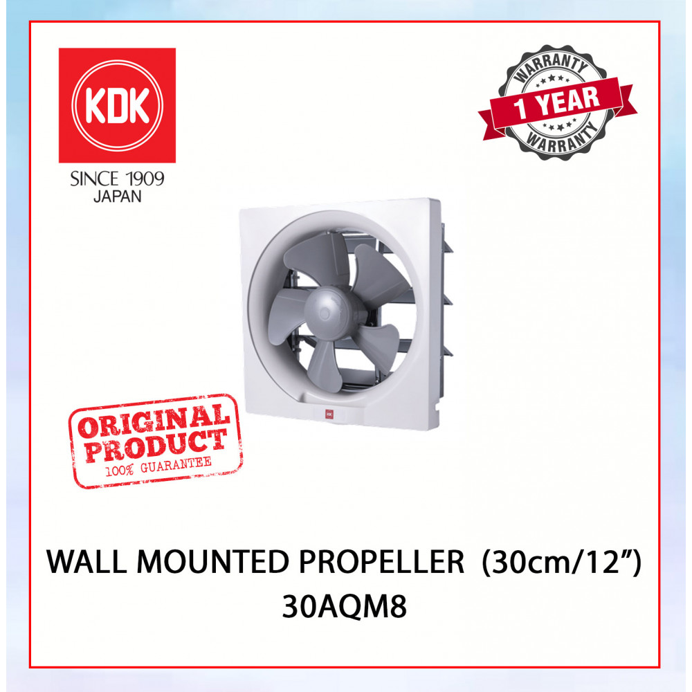 KDK WALL  MOUNTED VENTILATING FAN (30cm/12") 30AQM8 #KIPAS GELAS TINGKAP#EXHAUST FAN#壁挂式抽风扇#抽风机