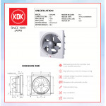 KDK WALL  MOUNTED VENTILATING FAN (30cm/12") 30AQM8 #KIPAS GELAS TINGKAP#EXHAUST FAN#壁挂式抽风扇#抽风机