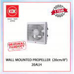 KDK WALL MOUNTED VENTILATING FAN (20cm/8") 20ALH #KIPAS DINDING#KIPAS TINGKAP#EXHAUST FAN#百叶窗换气扇#壁挂式排风扇#抽风机