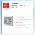 KDK WALL MOUNTED VENTILATING FAN (20cm/8") 20ALH #KIPAS DINDING#KIPAS TINGKAP#EXHAUST FAN#百叶窗换气扇#壁挂式排风扇#抽风机