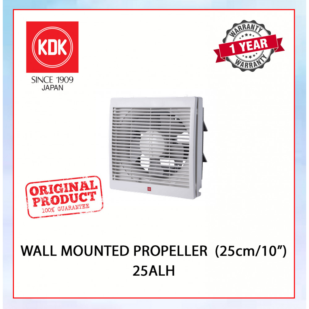 KDK WALL MOUNTED VENTILATING FAN (25cm/10") 25ALH #KIPAS GELAS#KIPAS TINGKAP#EXHAUST FAN#百叶窗换气扇#壁挂式排风扇#抽风机