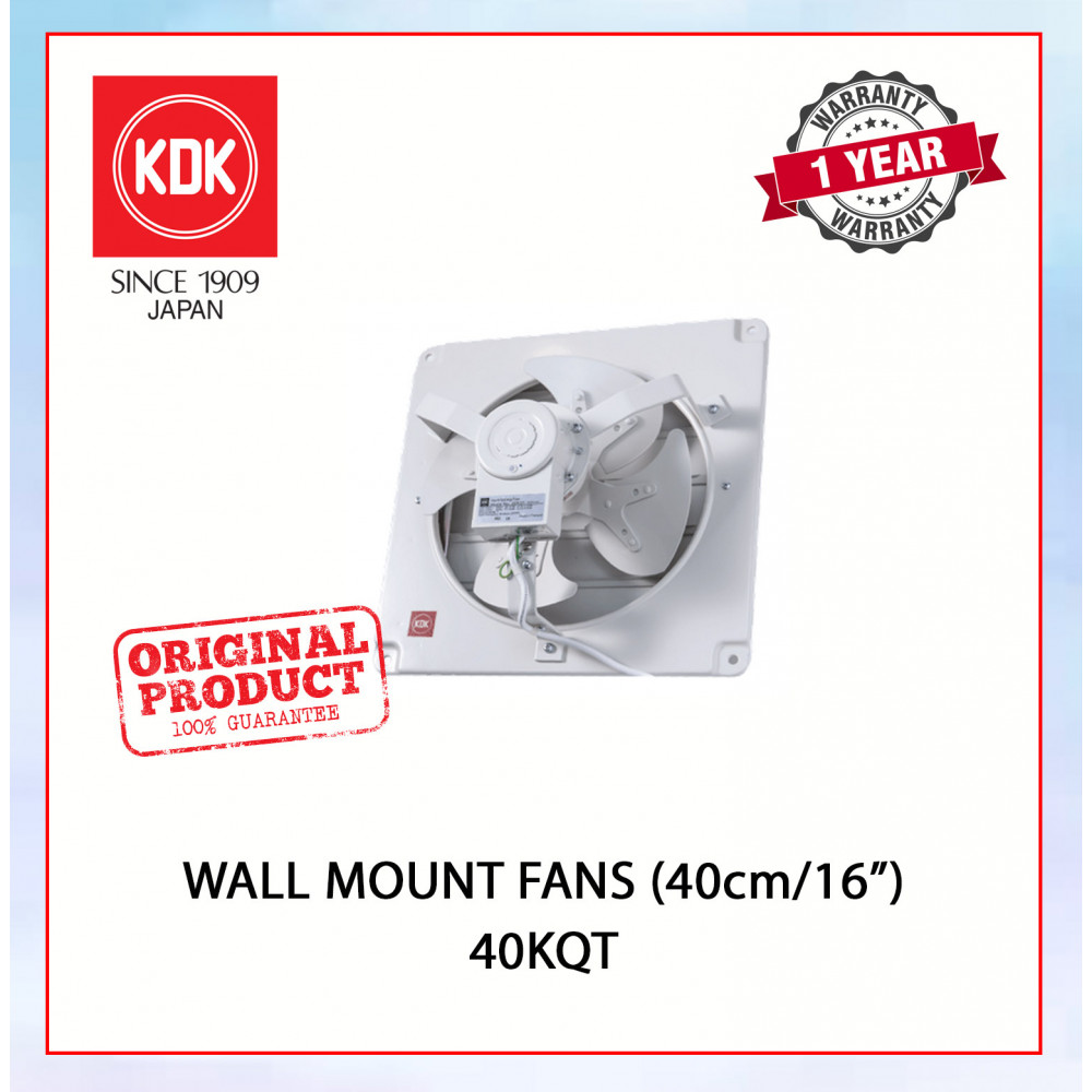 KDK WALL MOUNTED VENTILATING FAN (40cm/16") 40KQT #KIPAS GELAS TINGKAP#EXHAUST FAN#抽风机 KDK WALL MOUNTED VENTILATING FAN (40cm/16") 40KQT #KIPAS GELAS TINGKAP#EXHAUST FAN#抽风机