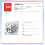 KDK WALL MOUNTED VENTILATING FAN (40cm/16") 40KQT #KIPAS GELAS TINGKAP#EXHAUST FAN#抽风机