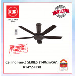 KDK CEILING FAN-Z SERIES (140cm/56") BROWN K14YZ-PBR  #KIPAS SILING#风扇